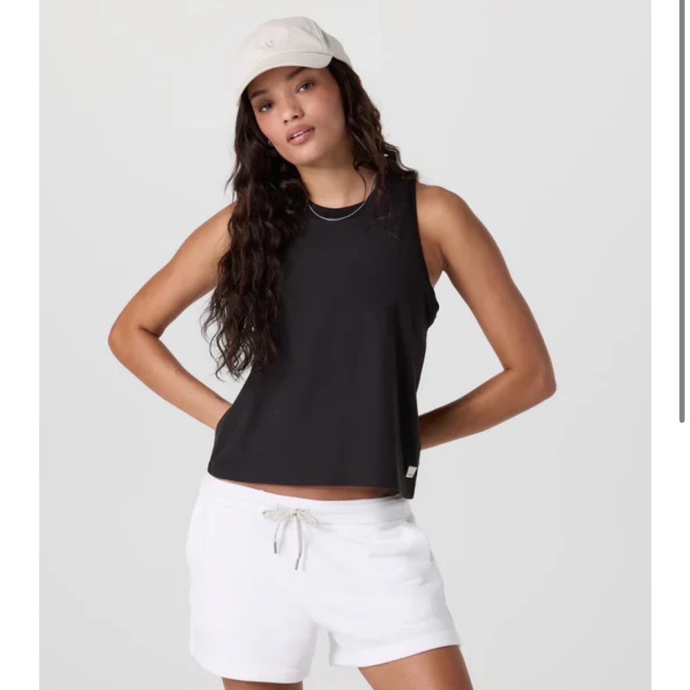 Vuori Energy Muscle Tank Black Women’s Large NWT Workout Running athleisure - Picture 4 of 9